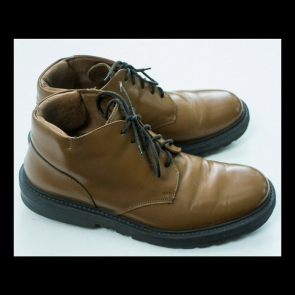 Bannana Republic Boots Men Leather Brown Sz 12 D M display picture 1